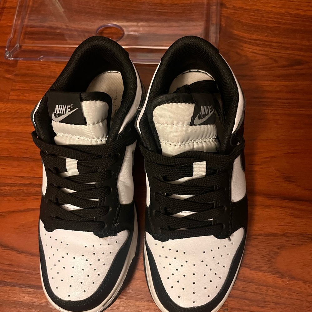 Nike Black and White Low-Top Sneakers